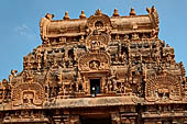 The great Chola temples of Tamil Nadu - The Brihadishwara Temple of Thanjavur. The second (inner) entrance gopura. 